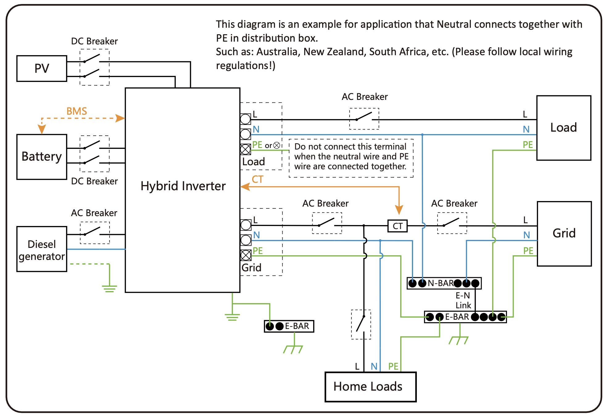 Deye Hybrid Inverter 5Kw 6Kw 7.6Kw 8Kw Single Phase Solar Hybrid ...